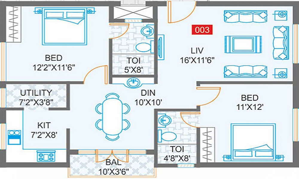 Aryav Crosswinds Floor Plan