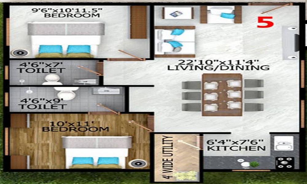 Triguna Ashwatha Floor Plan