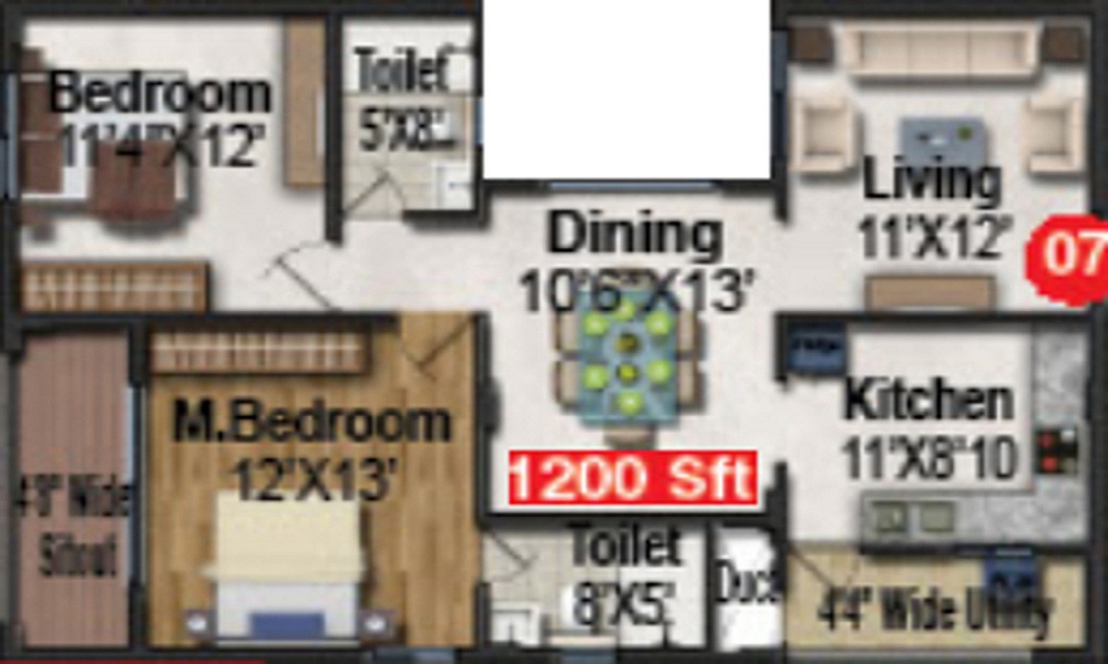 Pavani Divine Floor Plan