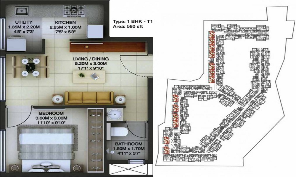 Casagrand Royce Floor Plan