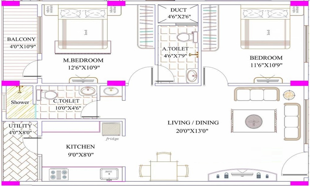 Shivaganga Shivaganga Omkar Floor Plan