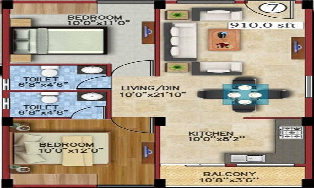 JS Carnation Floor Plan