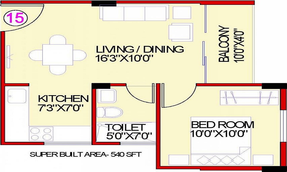 Aashish Green Floor Plan
