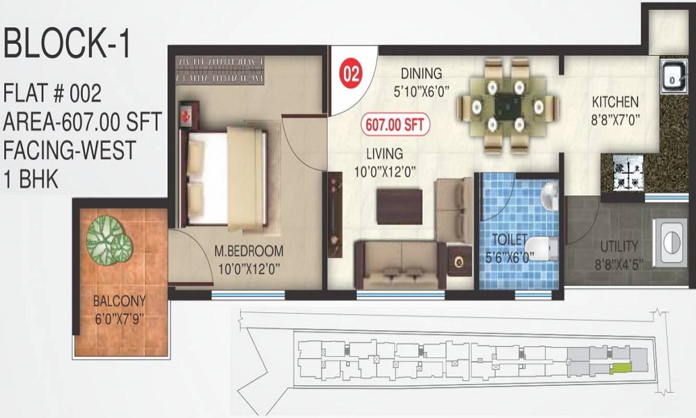 Uniidus Breeze Floor Plan
