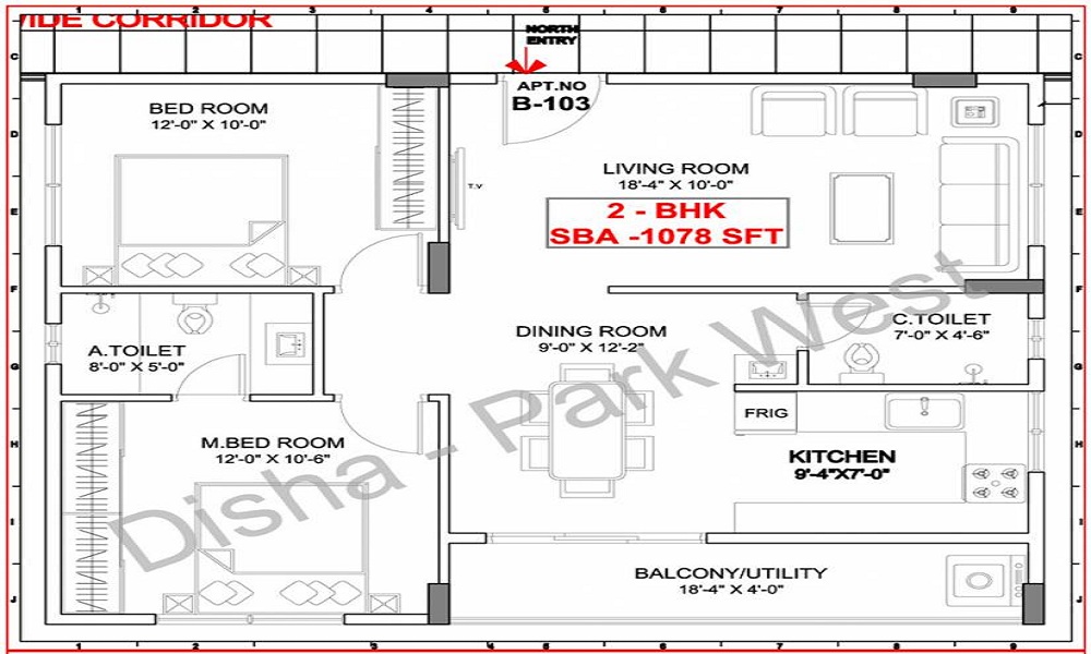Disha Park West Floor Plan