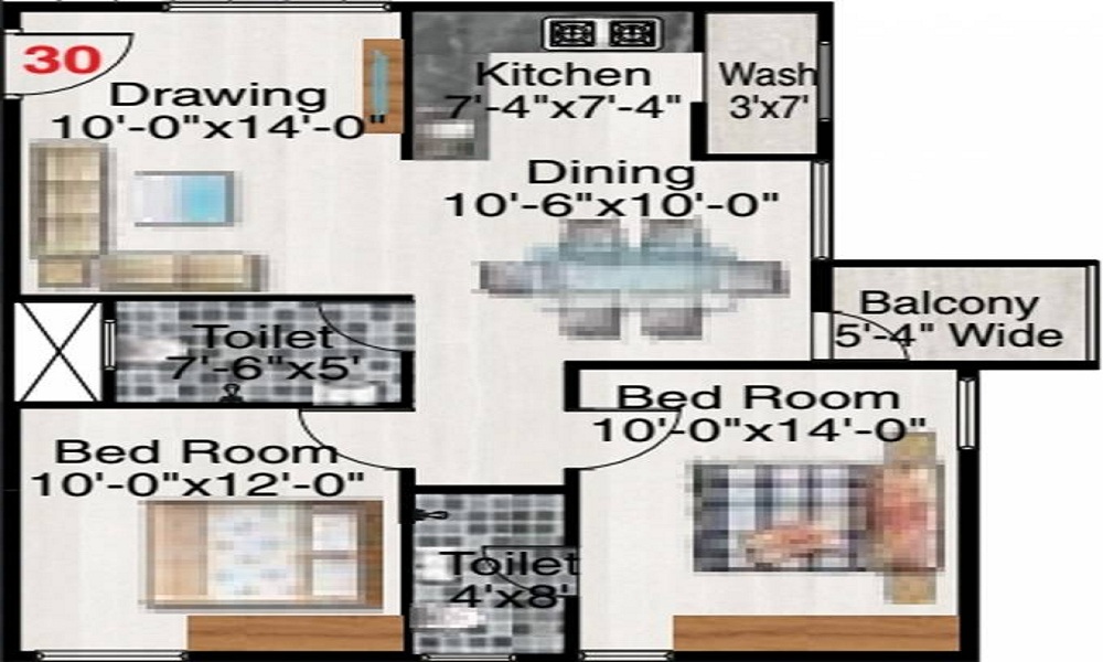 Satwi Thavil Floor Plan