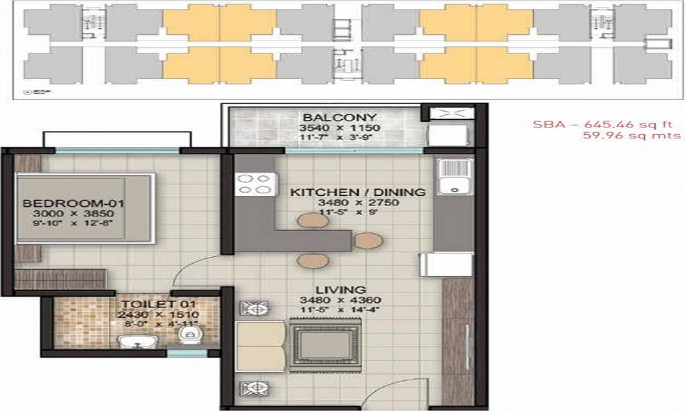 Sobha Tropical Greens At Dream Acres Floor Plan