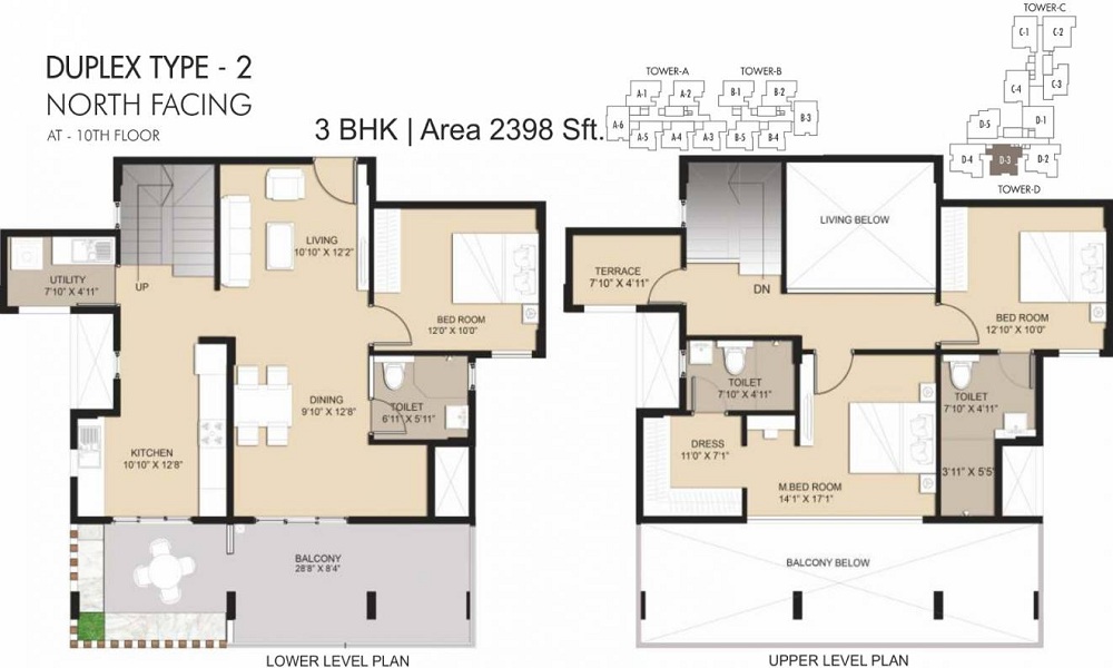 3 BHK+3T Flat for Sale in Yelahanka, Bangalore