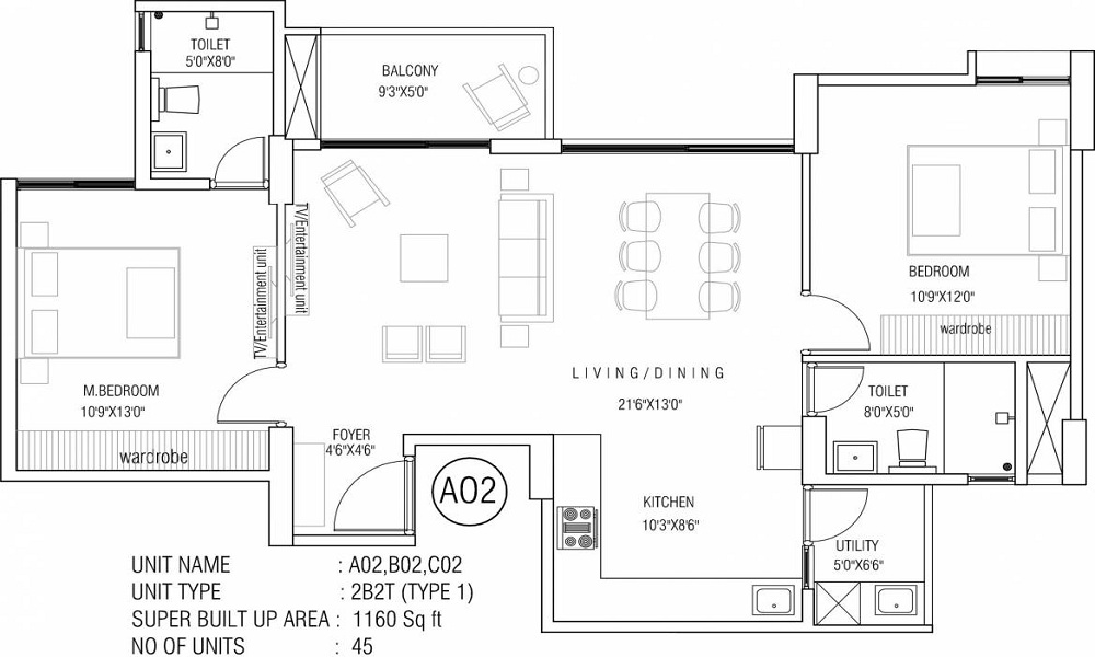 SLV Pragathi Amber Floor Plan