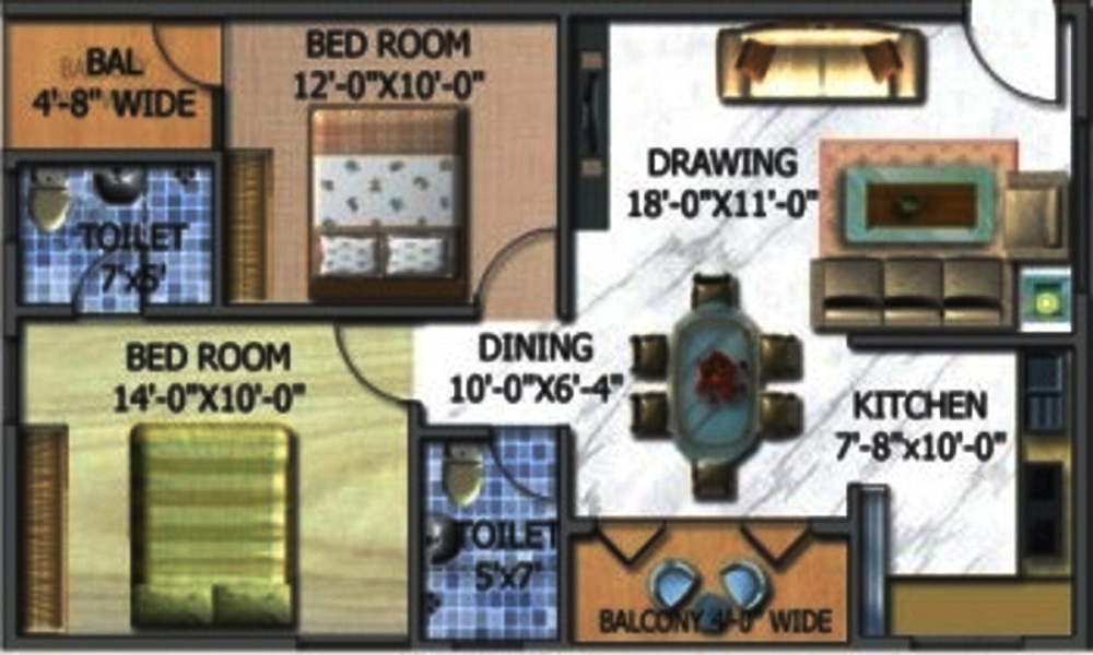 MVR Fresh Winds Floor Plan