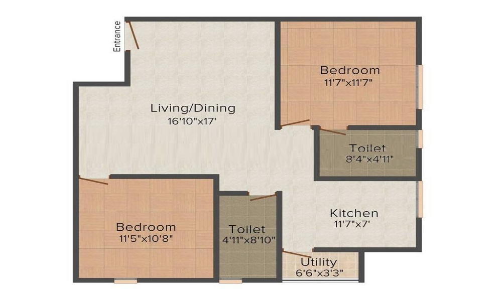 Hiren High Cliff Floor Plan