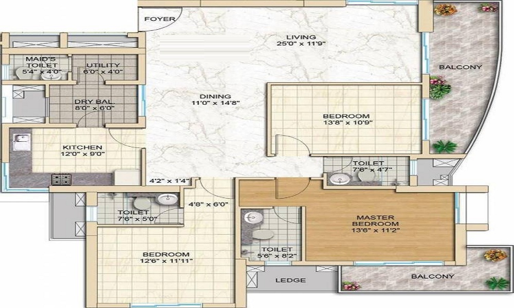 Tata Tritvam Floor Plan