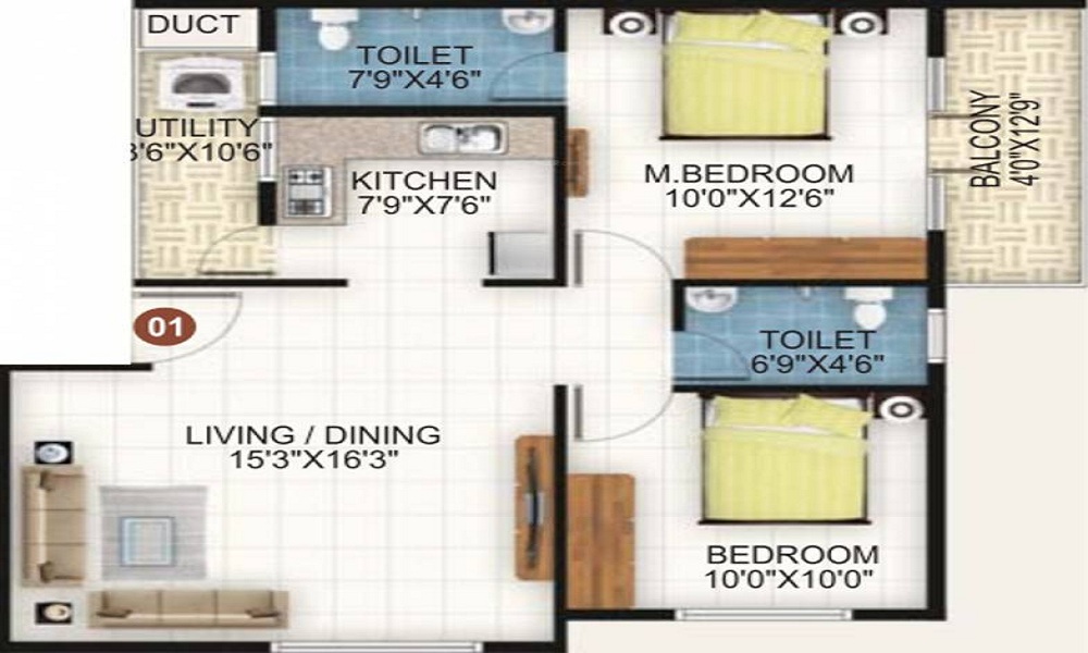 GR Elysium 3 Floor Plan