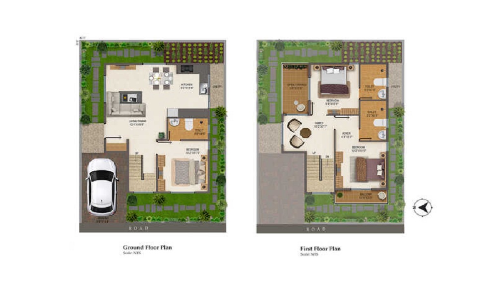 Pride Green Meadows Villas Floor Plan