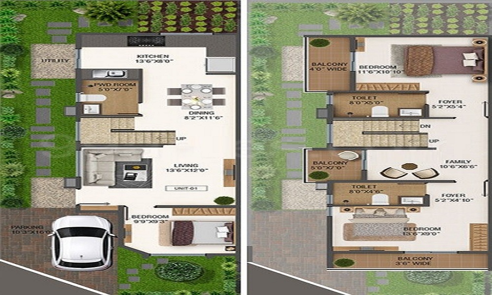 Pride Vatika Phase 2 Floor Plan