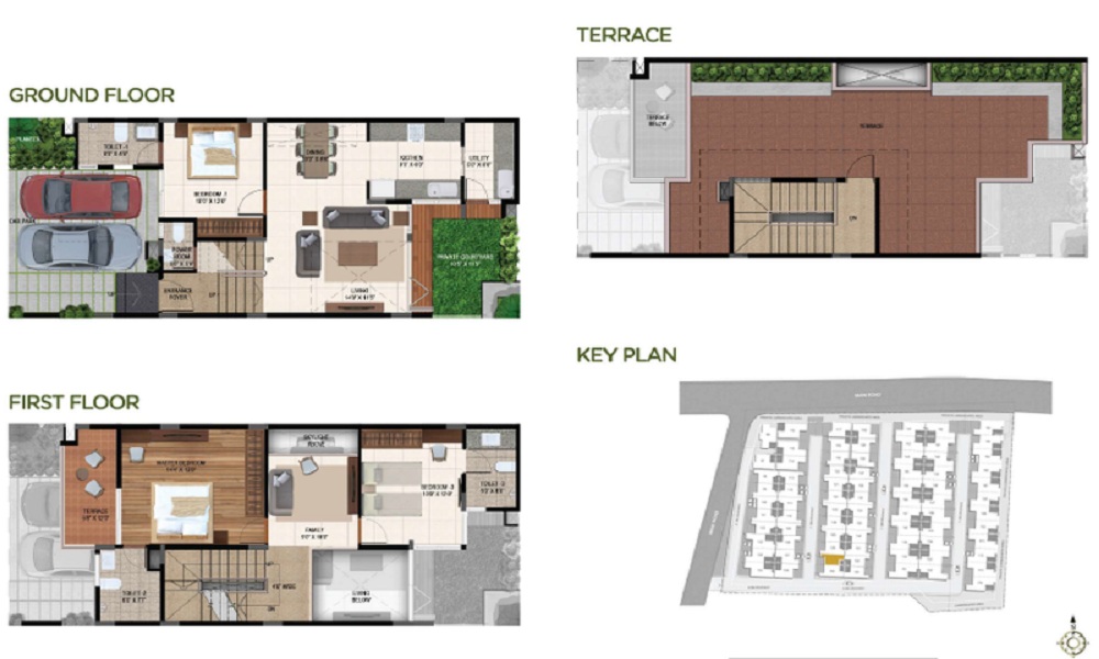 Mantri Courtyard P4 Floor Plan