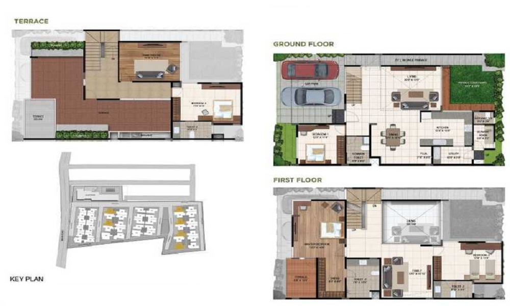 Mantri Courtyard P4 Floor Plan