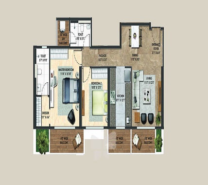 Adani Atelier Greens Floor Plan