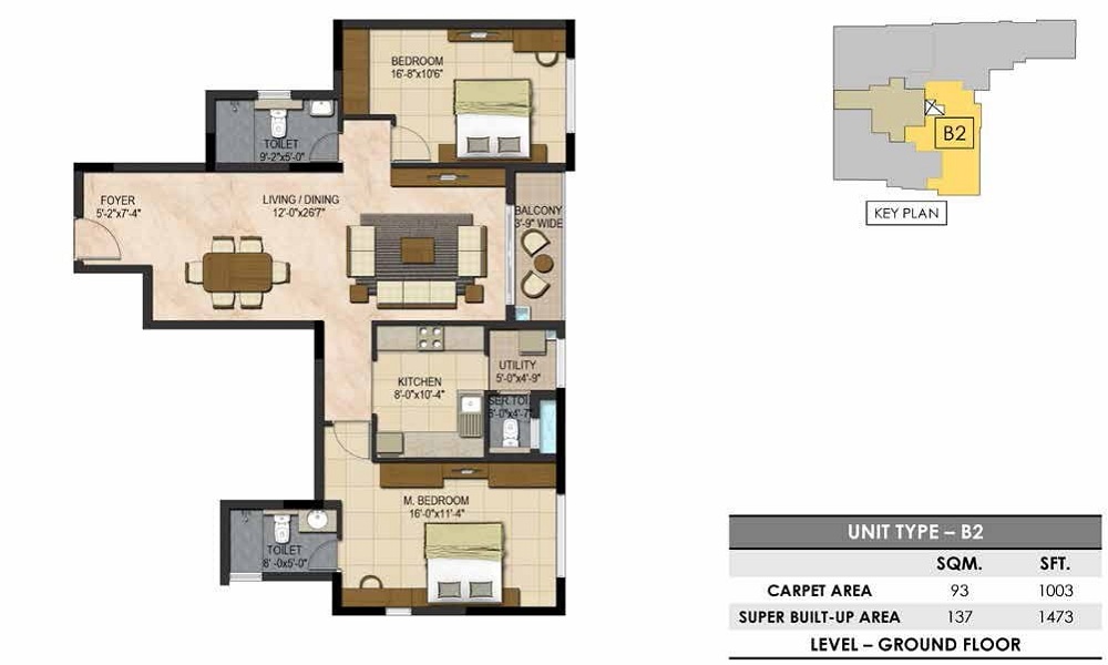 Prestige Botanique Floor Plan