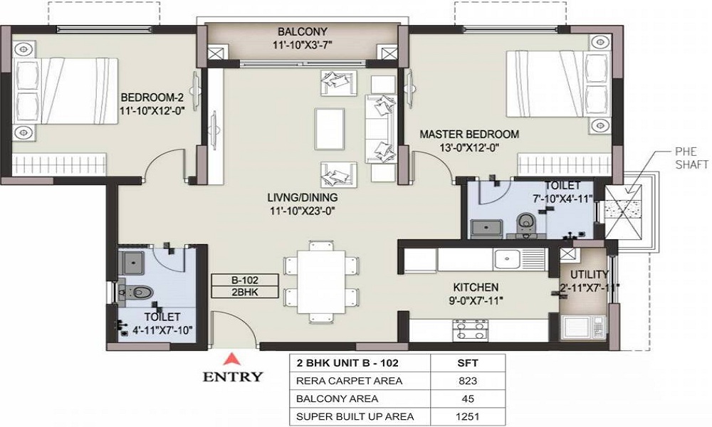 Ozone Pole Star Floor Plan