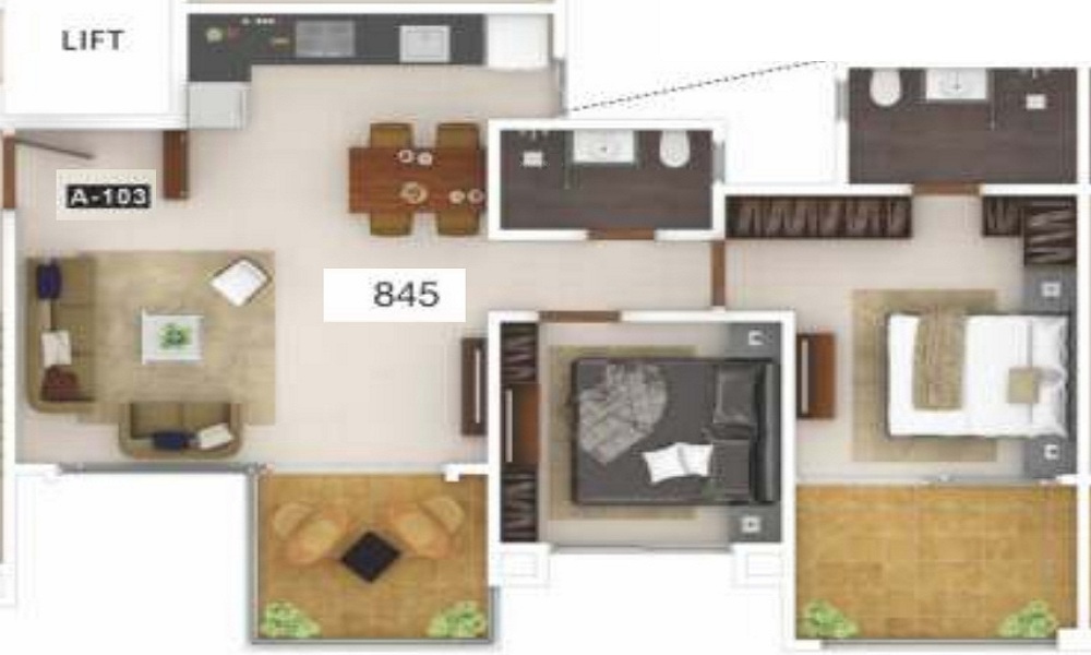 Gagan Utopia Floor Plan