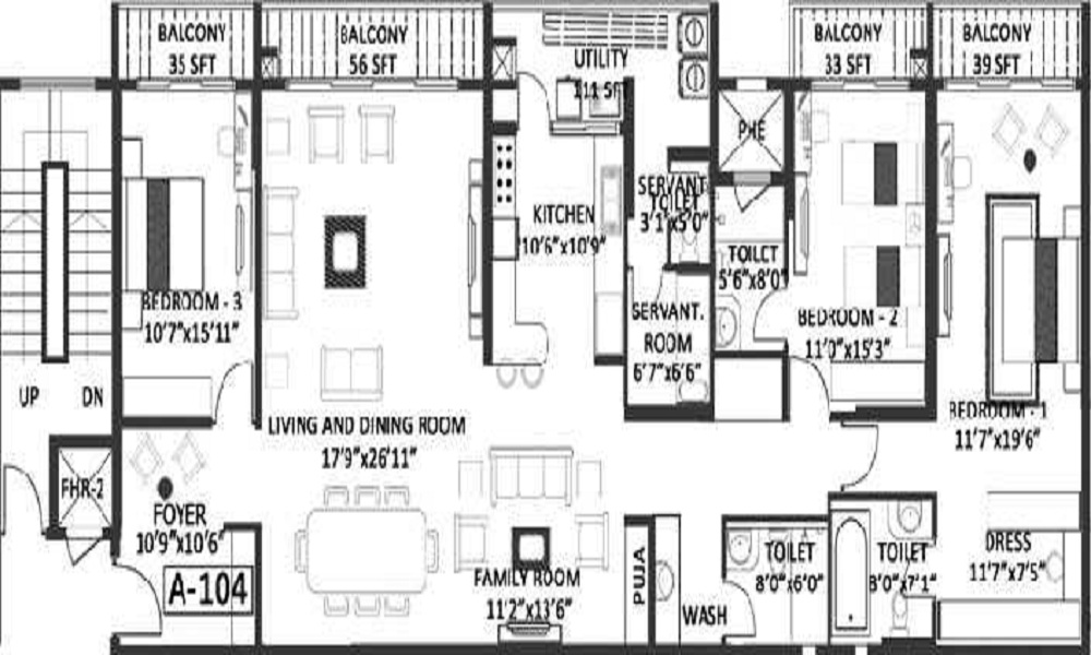 Godrej Platinum Hebbal Floor Plan