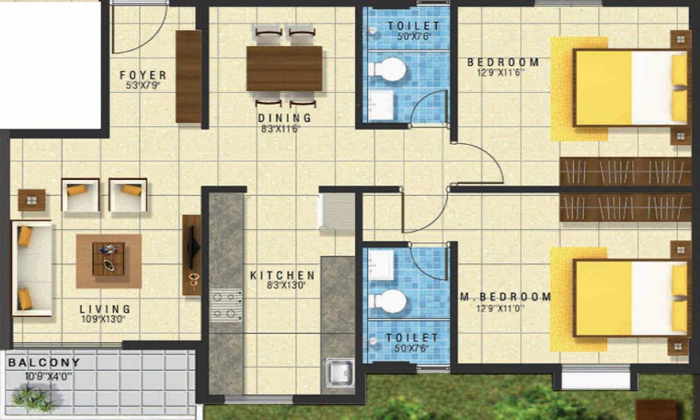 GRC Subhiksha Floor Plan