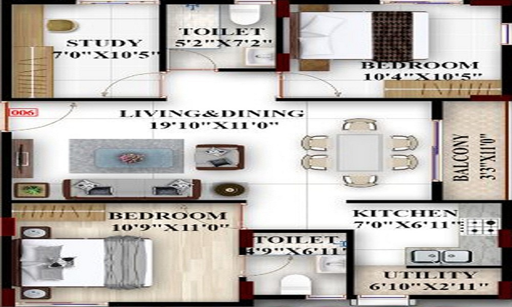 Keerthi Splendour Floor Plan