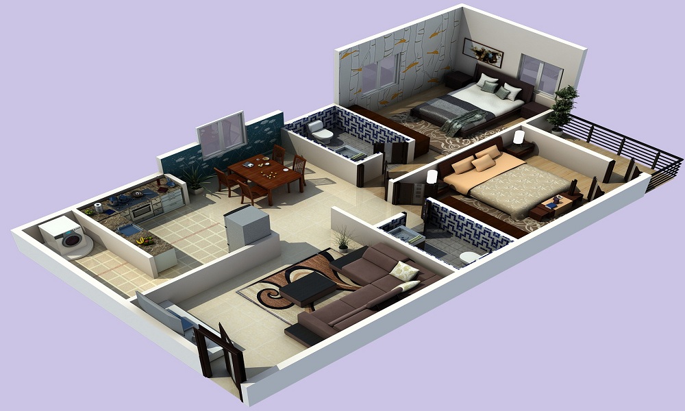 Srinivasa Palm Woods Floor Plan