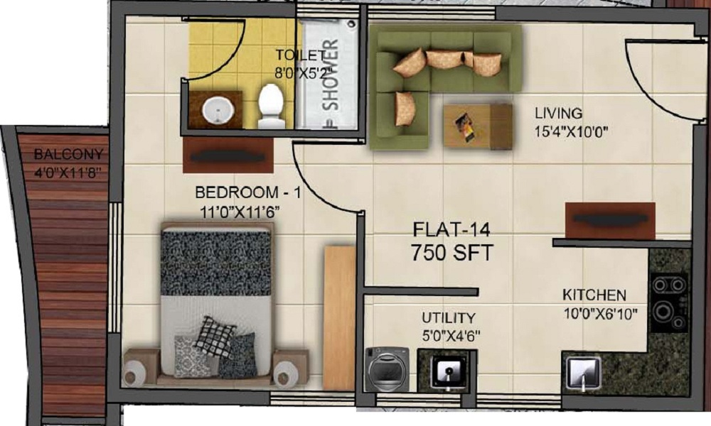 Kritan Ira Floor Plan