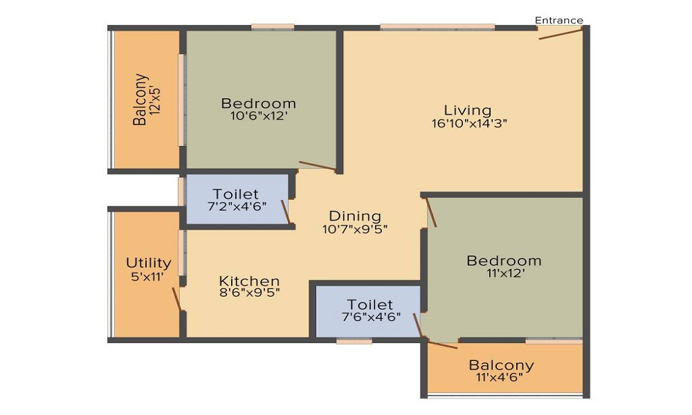 Peace Rhythm Floor Plan