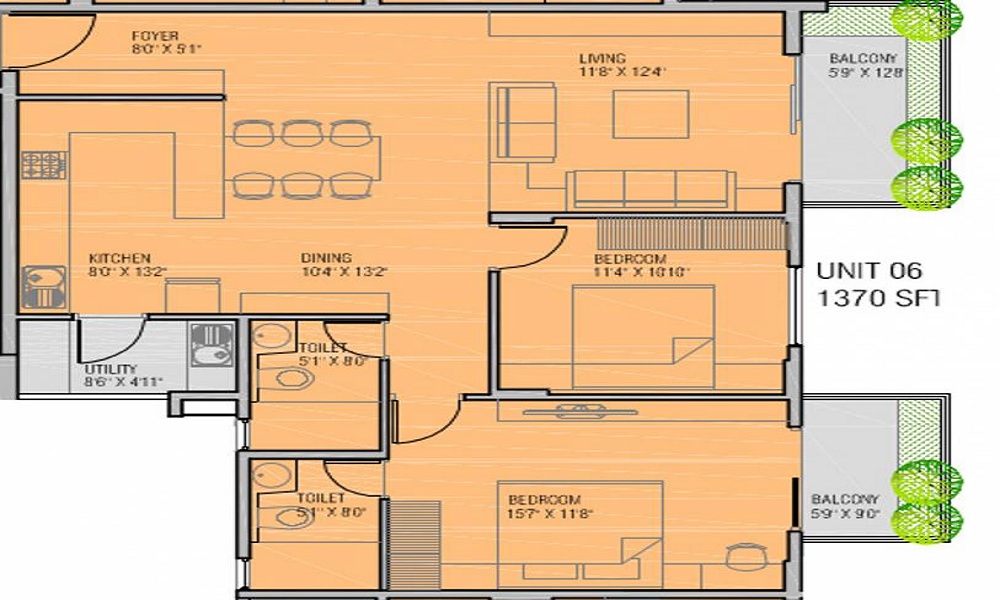 Pristine Hi Life Floor Plan