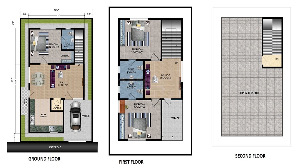 M1 Terra Alegeria Villa Floor Plan