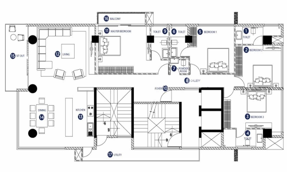 SKAV Bliss Floor Plan