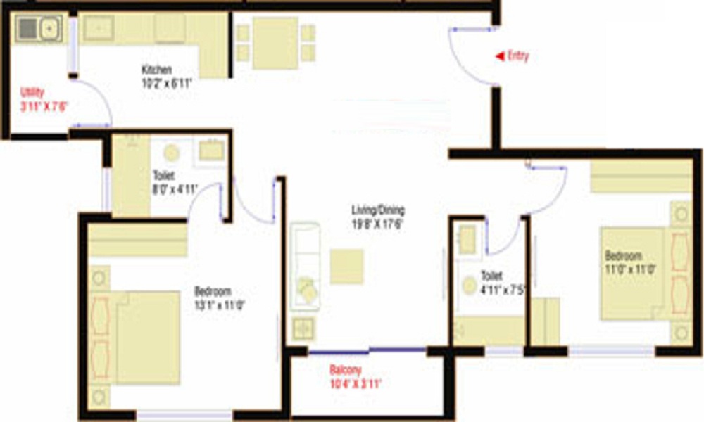 Shweta Luxuria Floor Plan