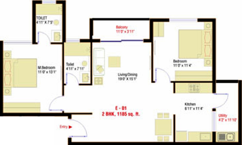 Shweta Luxuria Floor Plan