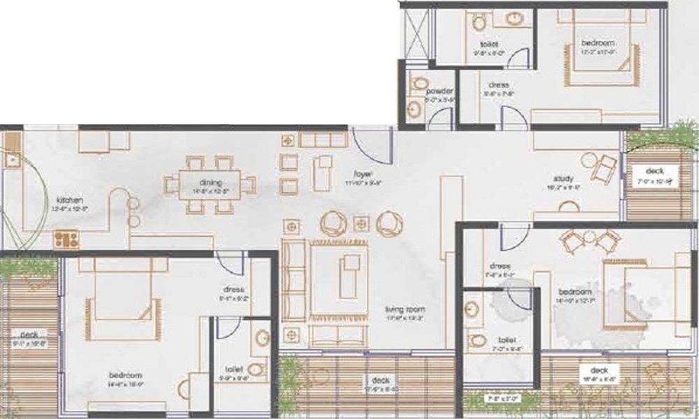 White Lotus Aravindaksa Floor Plan