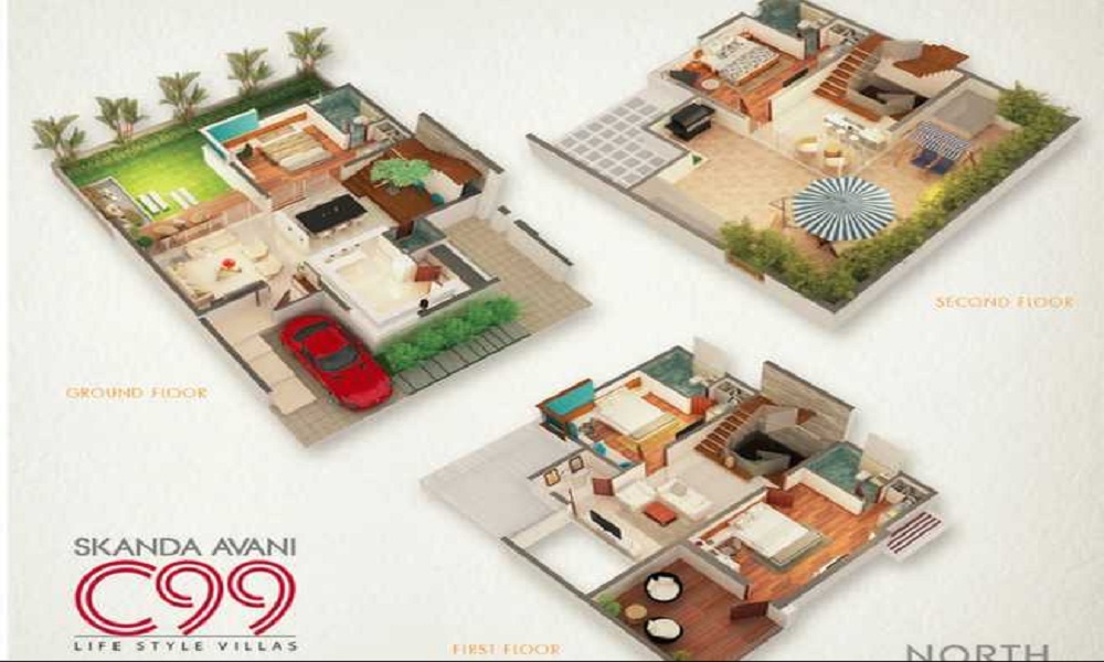 Skanda Avani C99 Floor Plan