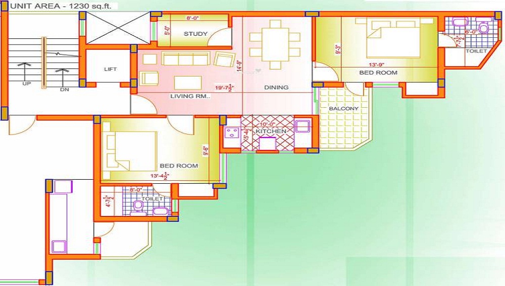 Deoasis Silver Olive Floor Plan