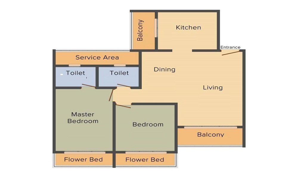Lunkad Akash Towers A And B Floor Plan