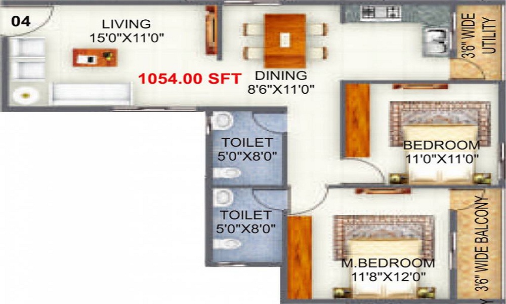 SLV Defence Enclave Floor Plan
