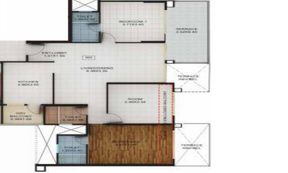 Kolte Patil Tuscan Parkland Floor Plan