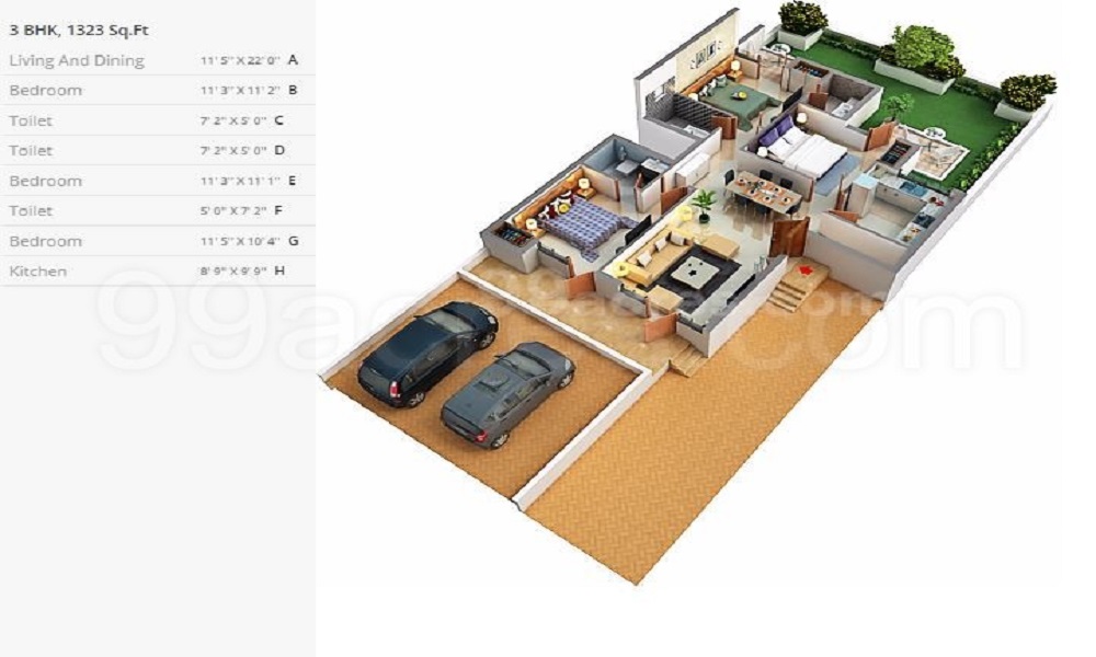 Ansal API Esencia Floor Plan
