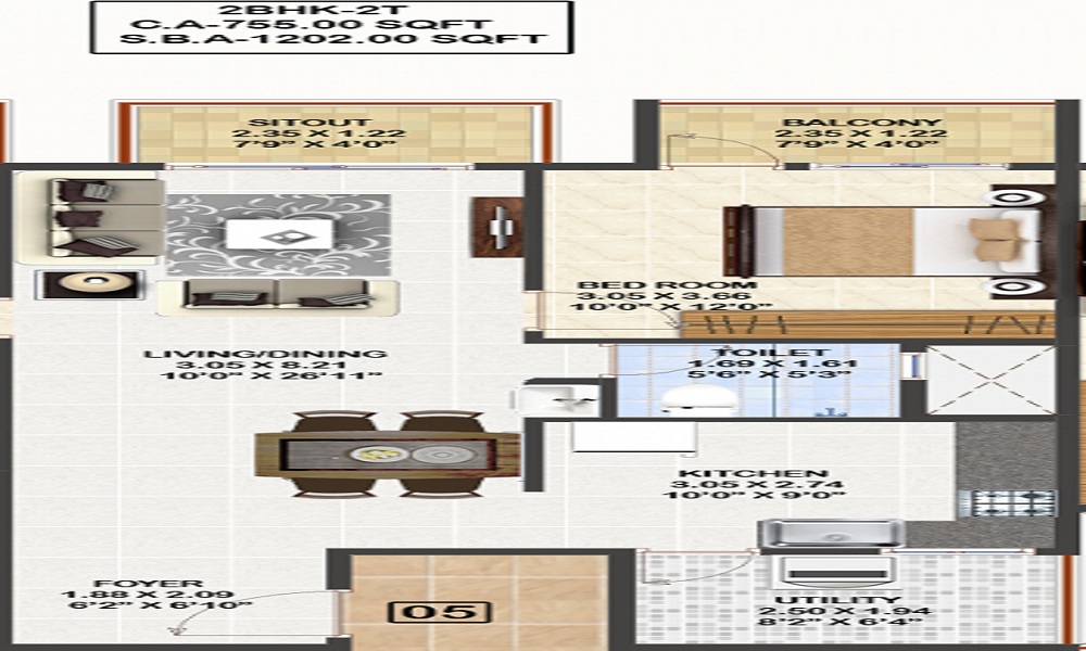 Mahaveer Carnation Floor Plan