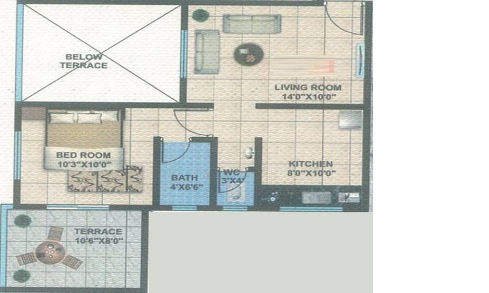 Om Krishna Kamal Serenity Floor Plan