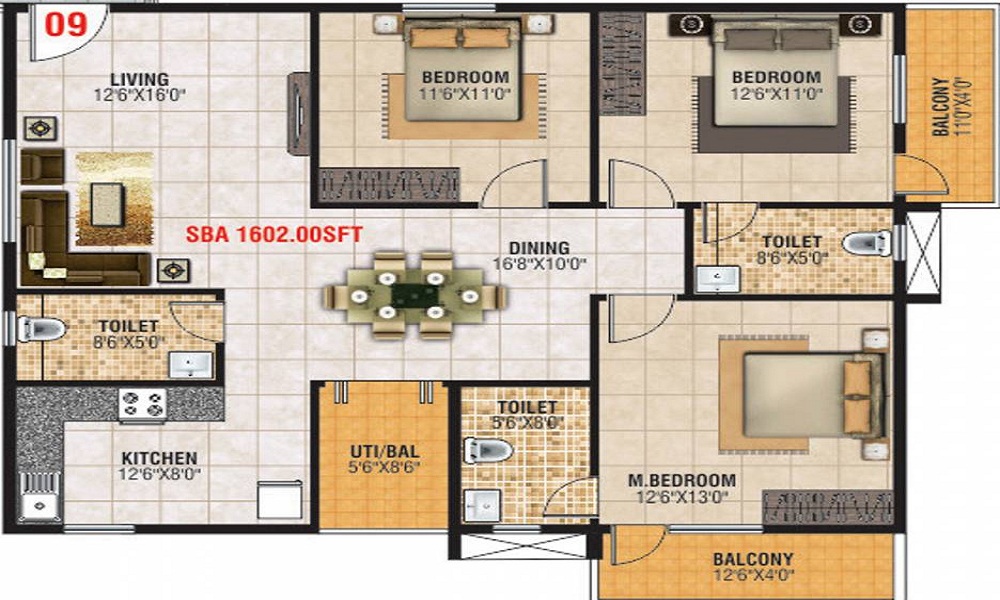 Jayani Paradise Floor Plan