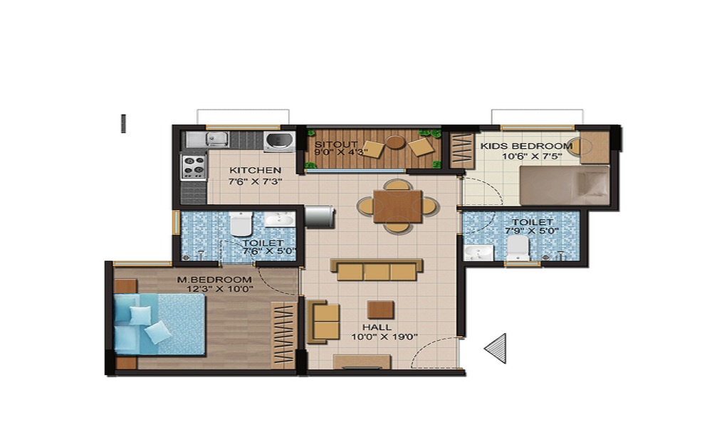 Shriram Liberty Square Floor Plan