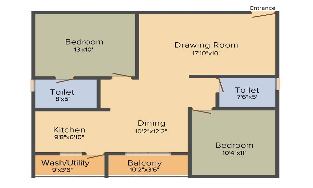 Hi Life Greens Floor Plan