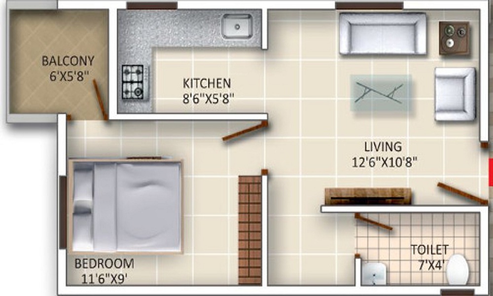 Sanathana Vrushabhadri Mountain Floor Plan