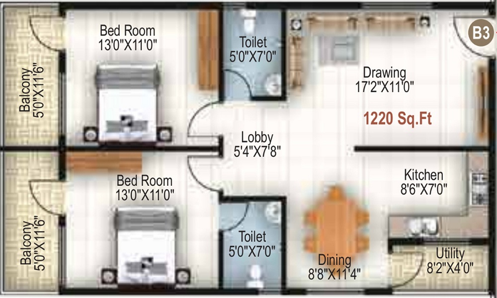 Jeevan Grandeur Floor Plan